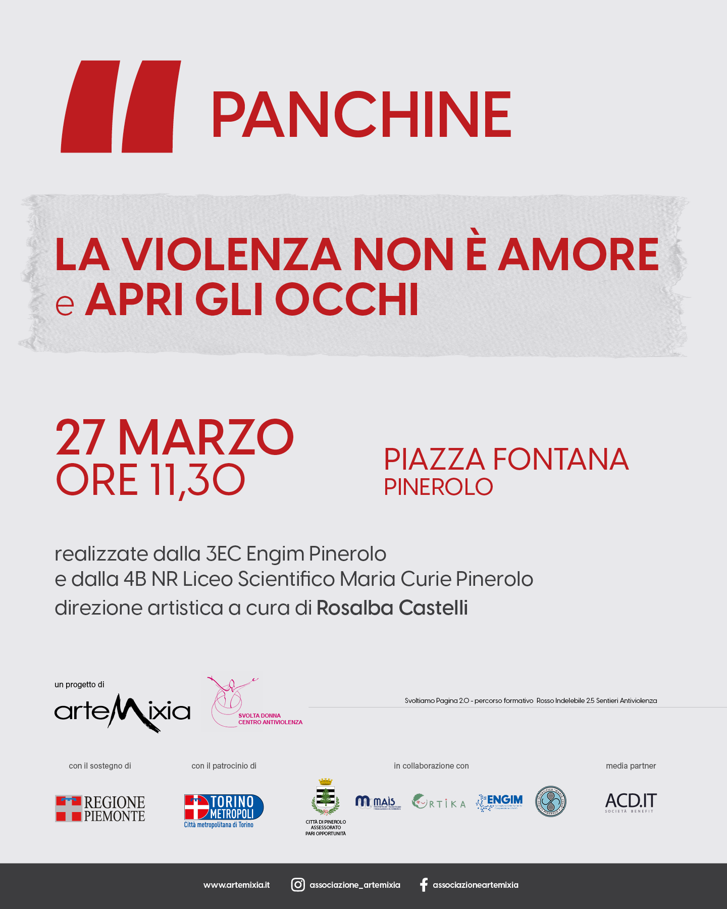 panchine arcobaleno artemixia